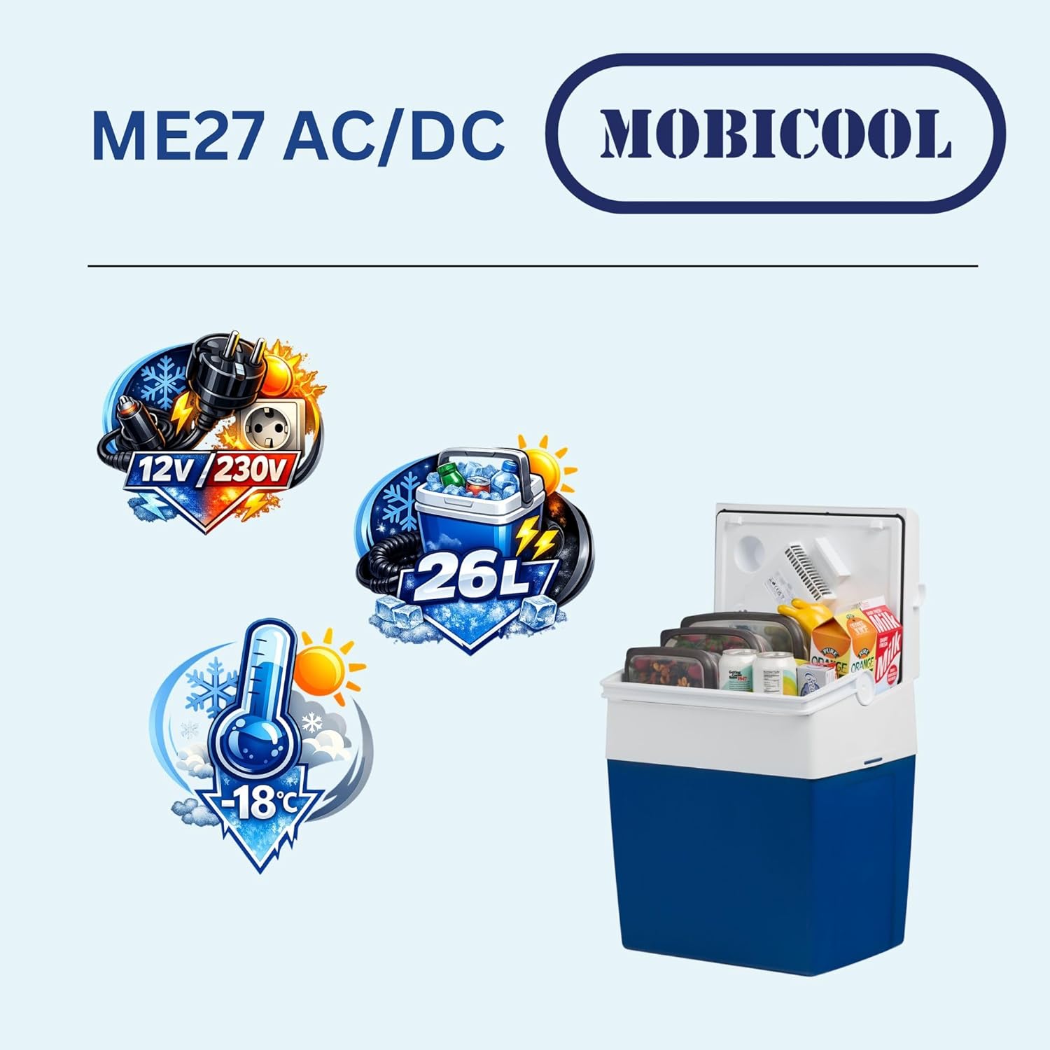 Thumbnail 1 de Mobicool ME27 glacière électrique 26 L