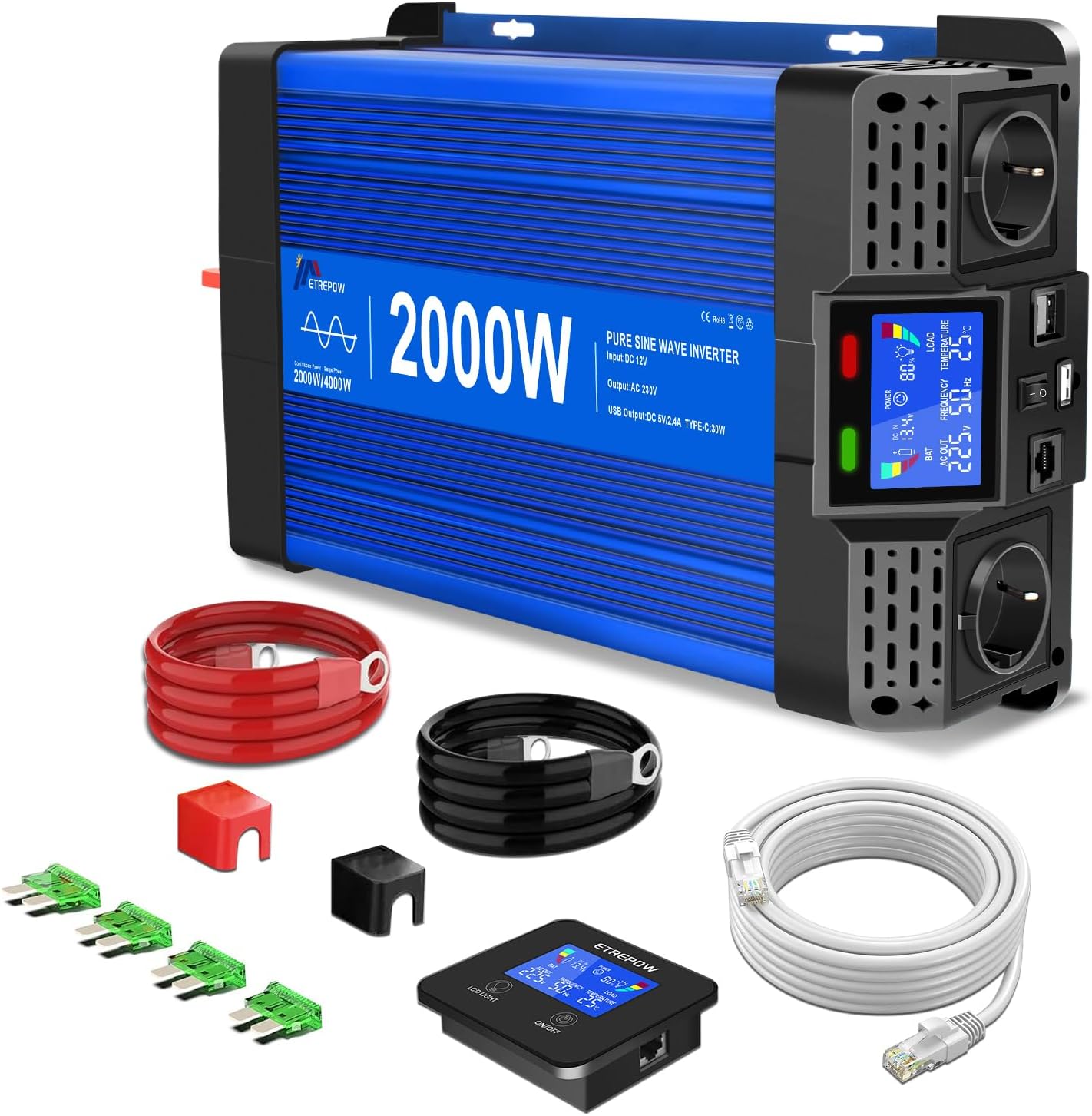 Thumbnail 6 de ETREPOW Convertisseur 2000W Pur Sinus 🔌