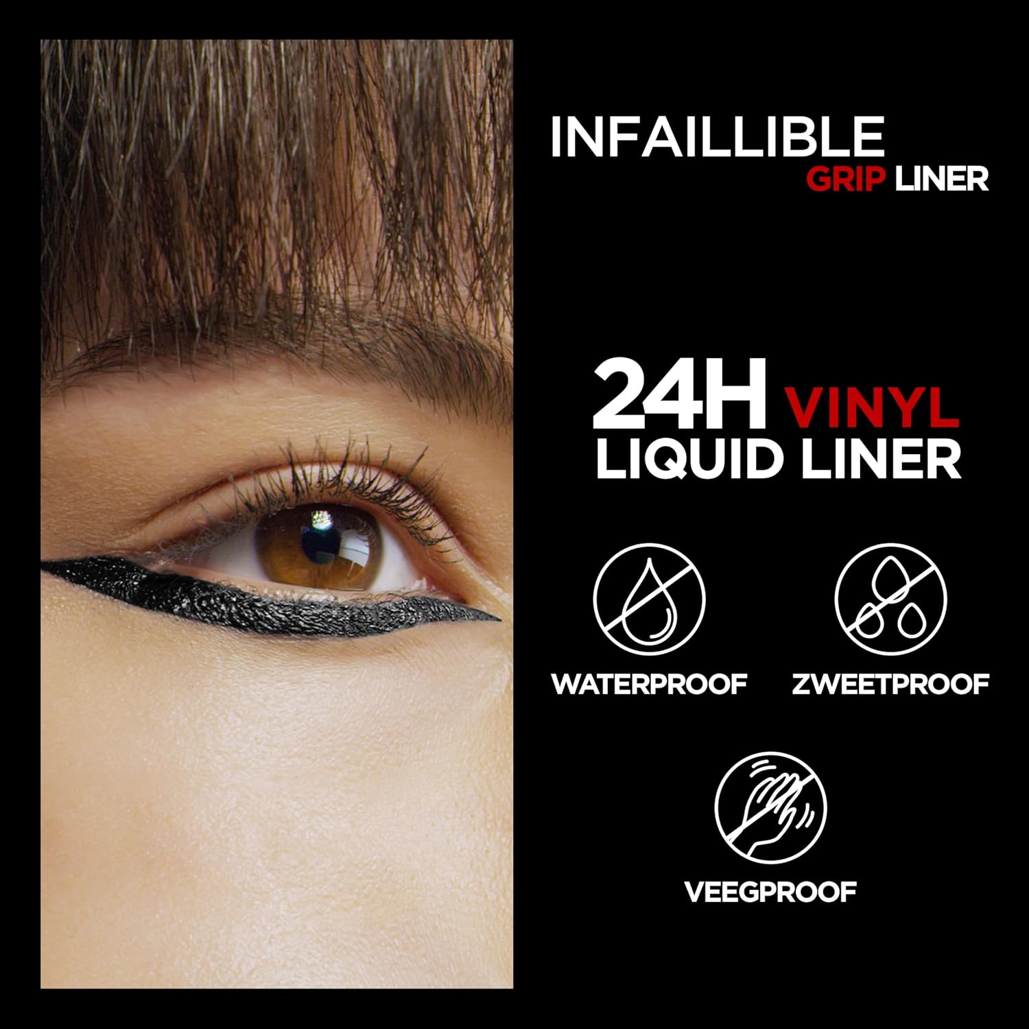 Thumbnail 2 de L'Oréal Paris Infallible Grip 24H Vinyl Liquid Liner, Black, Waterproof