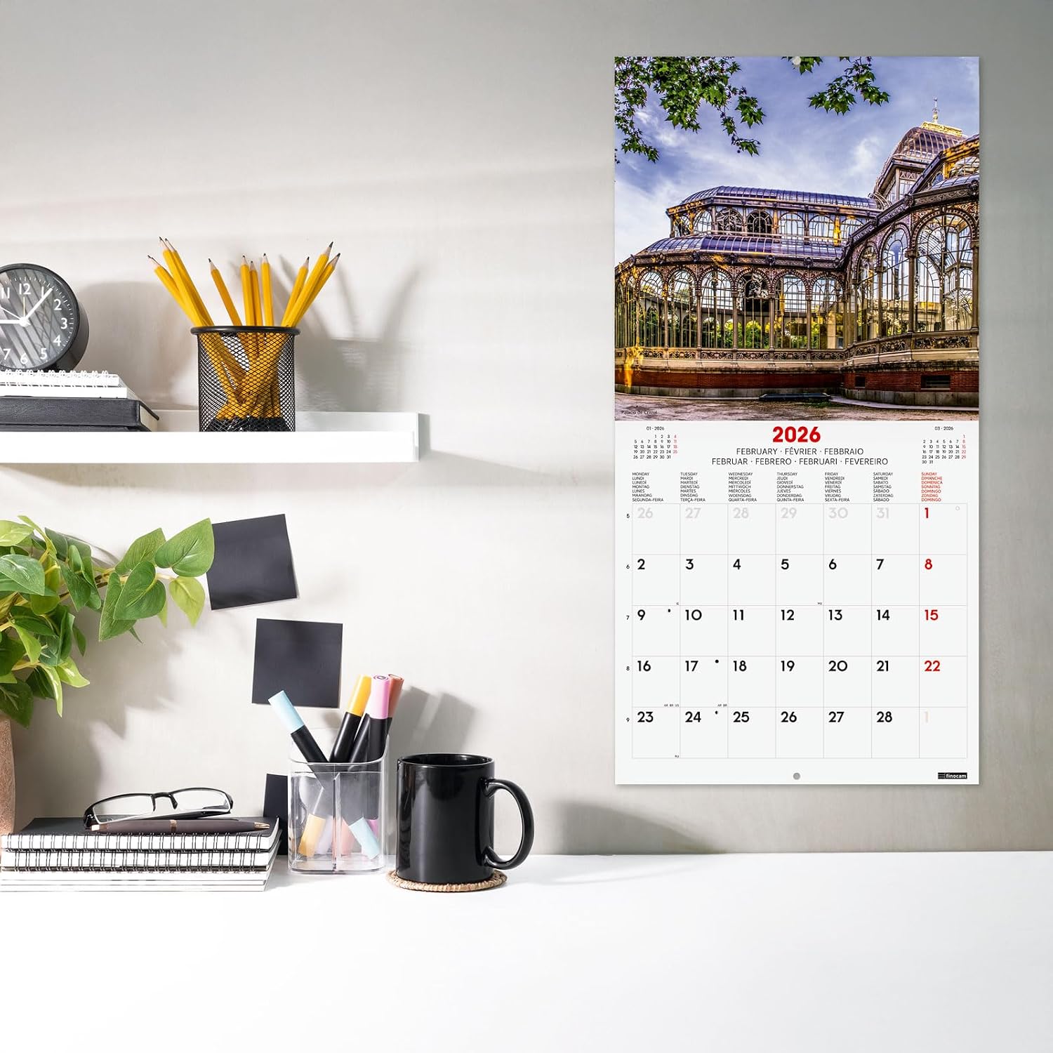 Thumbnail 1 de Finocam Calendario da parete 2026 30x30 📅