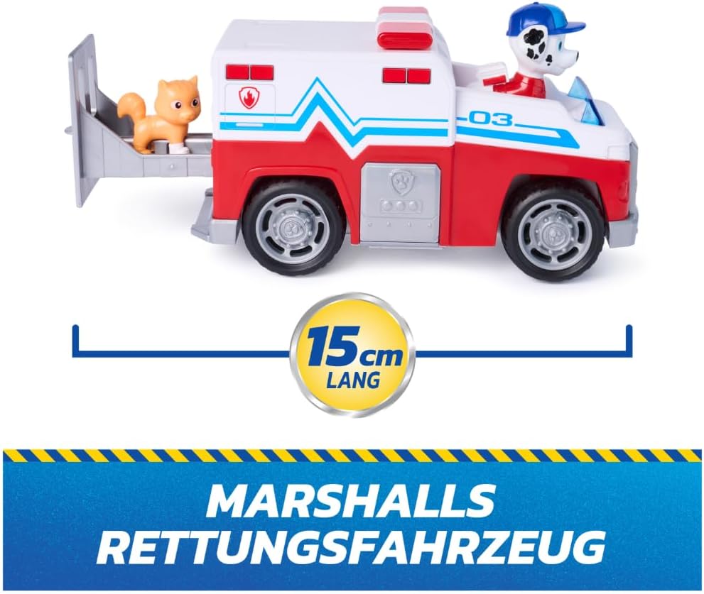 Detalle 2 de PAW Patrol Search & Rescue Marshalls 15 cm Rettungsfahrzeug