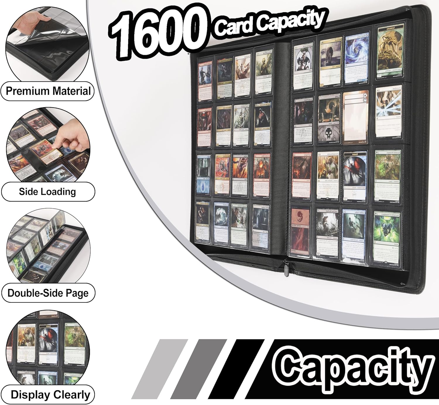 Detalle 2 de Premium Card Binder 16 Pocket 1600 Cards