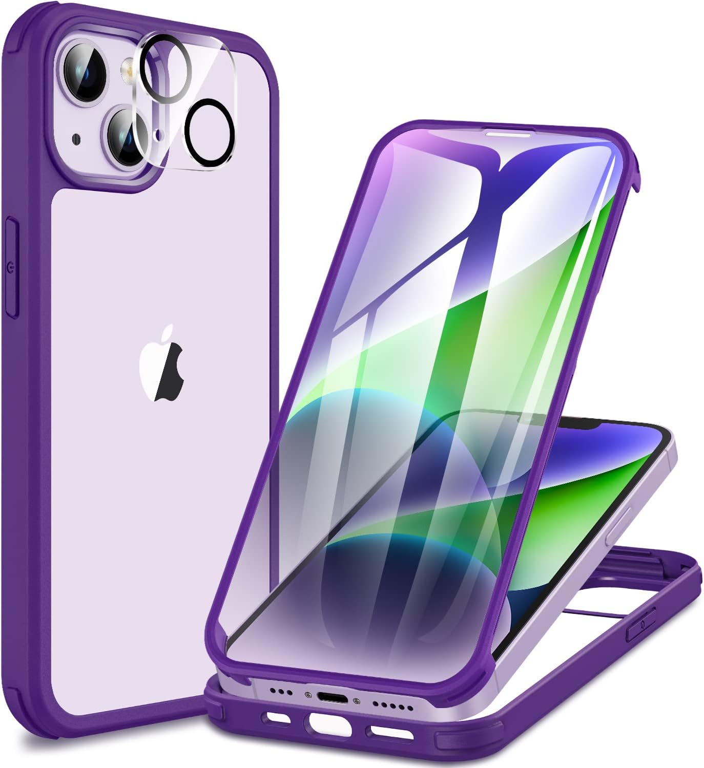Detalle de CENHUFO iPhone 14 Plus heavy-duty case with 360° protection