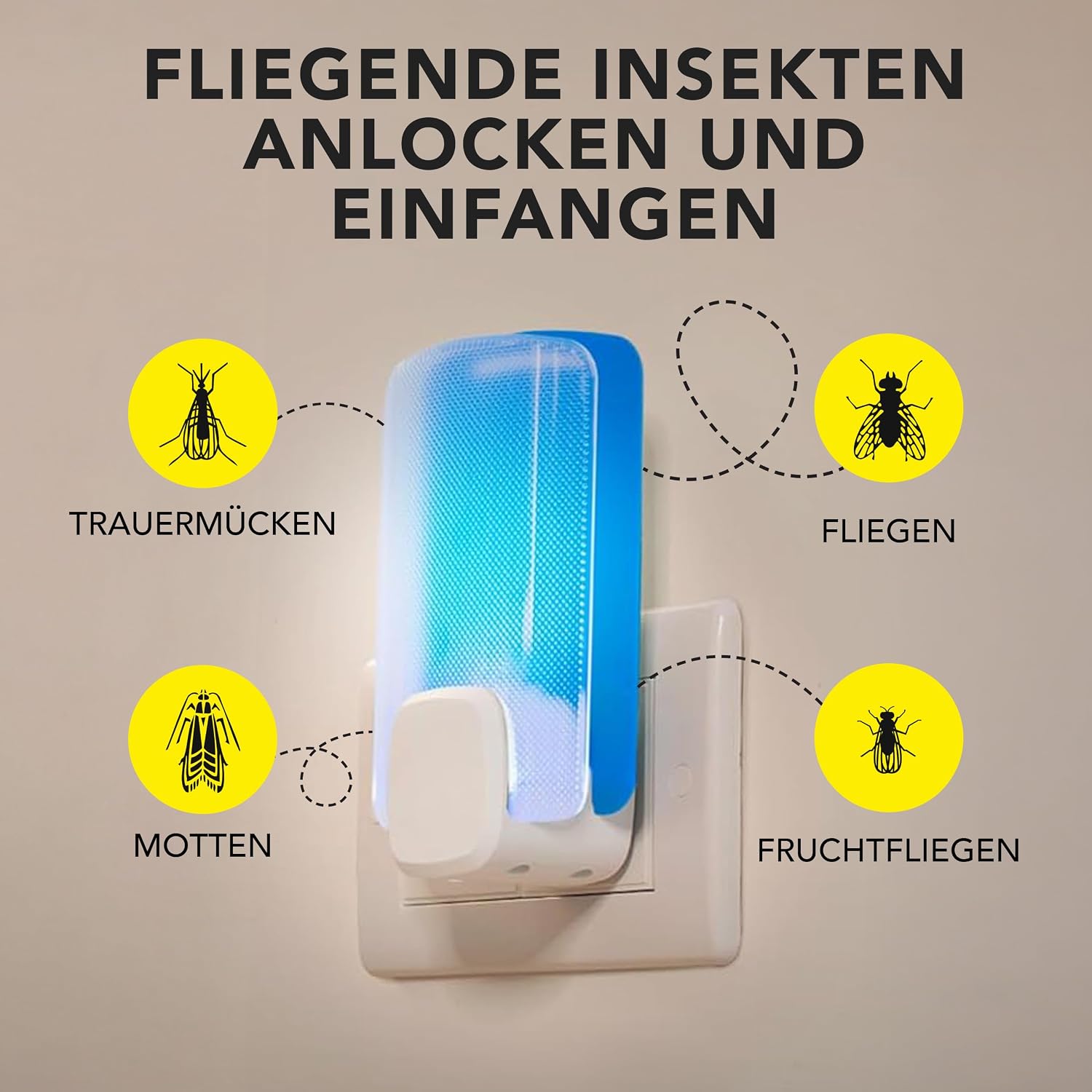 Thumbnail 4 de Raid Essentials LED Lichtfalle – insektizidfrei, 1 Lichtfalle + 1 Nachfüllpackung