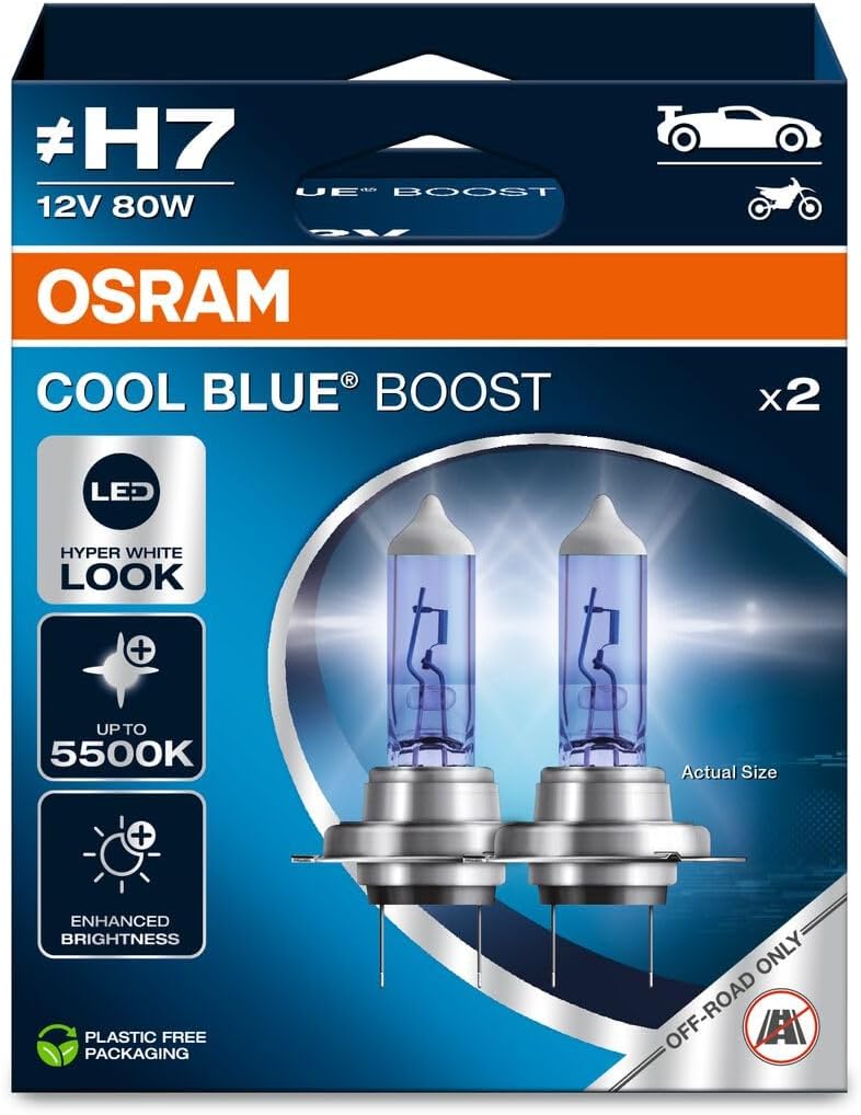 Detalle de Osram Cool Blue Boost H7 faros