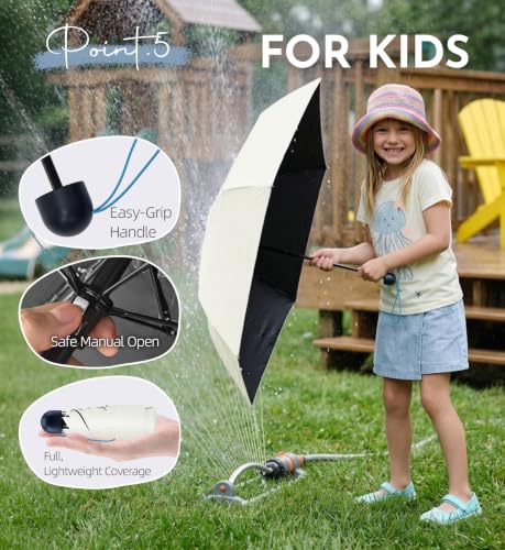 Detalle 2 de LILAC Compact Travel Umbrella, 18.5 cm Folding Design, UPF 100+ Protection