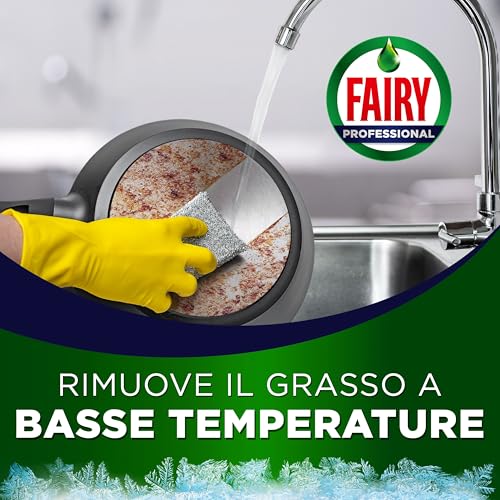 Detalle de Fairy PRO Original Detersivo Liquido 5L per Cucine Professionali – Lava piatti e rimuove lo grasso, conforme HACCP