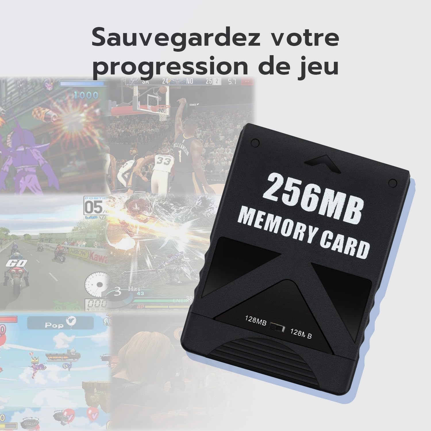 Thumbnail 3 de Mcbazel Carte mémoire PS2 256 Mo