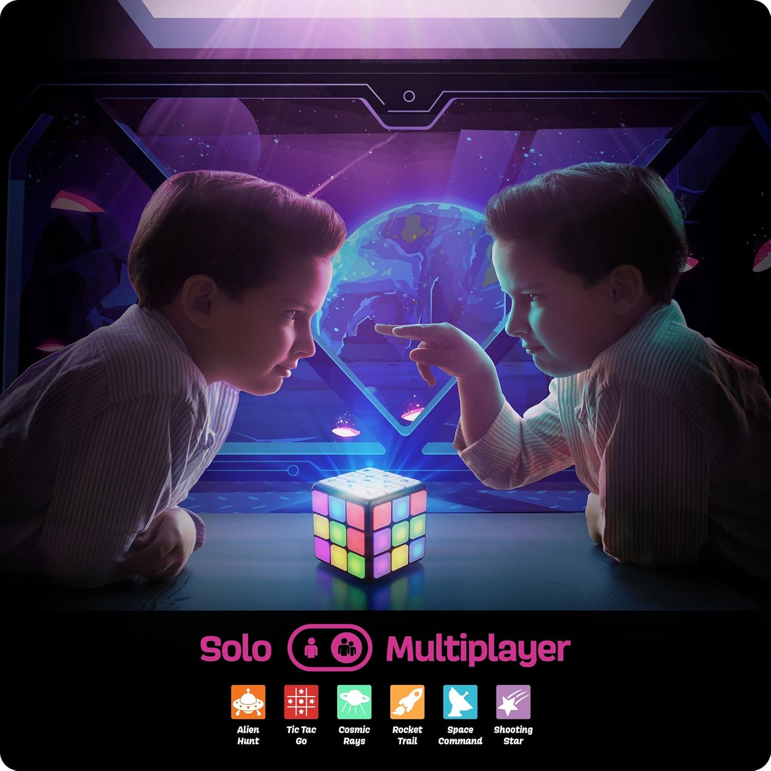 Detalle 1 de Rechargeable Game Activity Cube 9 games