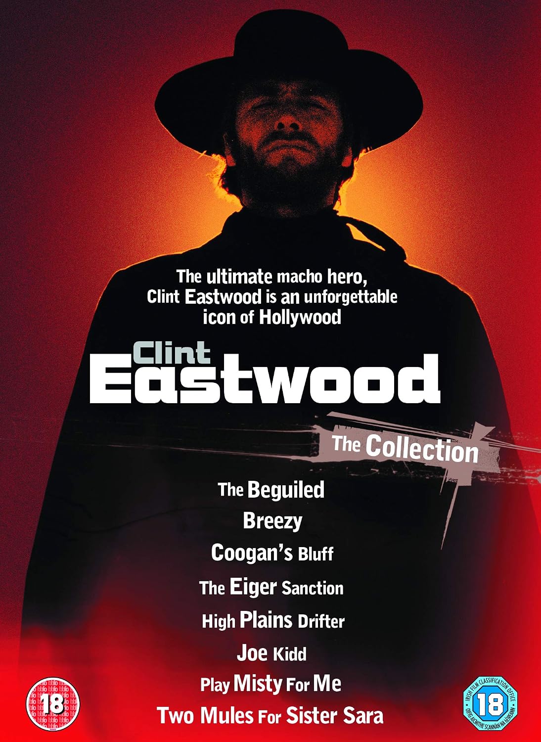 Detalle de Clint Eastwood: The Collection – boxset med åtta filmer i PAL-format