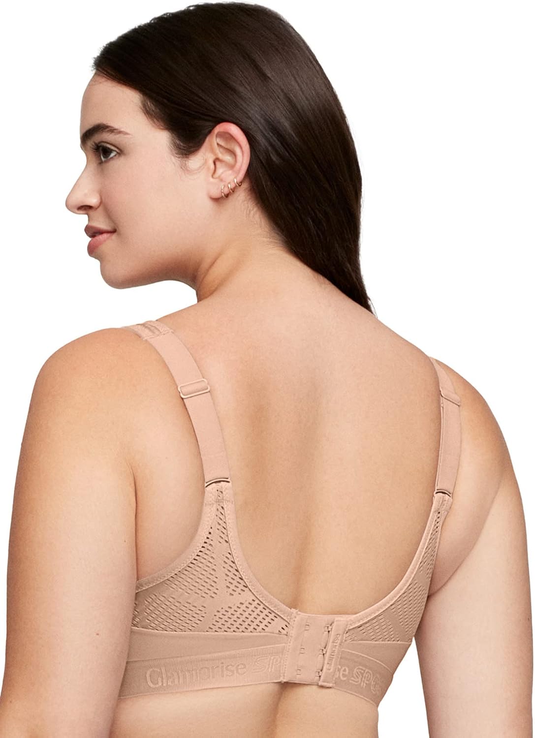 Thumbnail 2 de Glamorise Women's No-Sweat Mesh Sports Bra Wirefree #1068