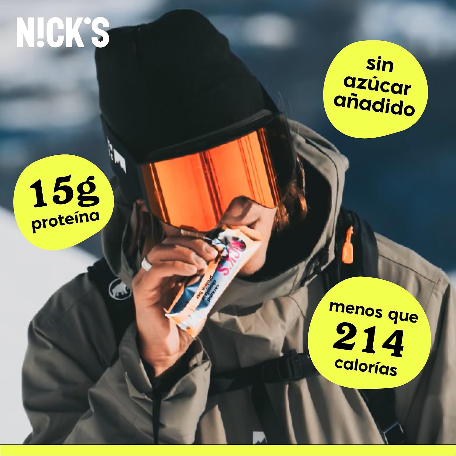 Detalle de NICKS Mix Barritas Proteína 9×50g 🍫