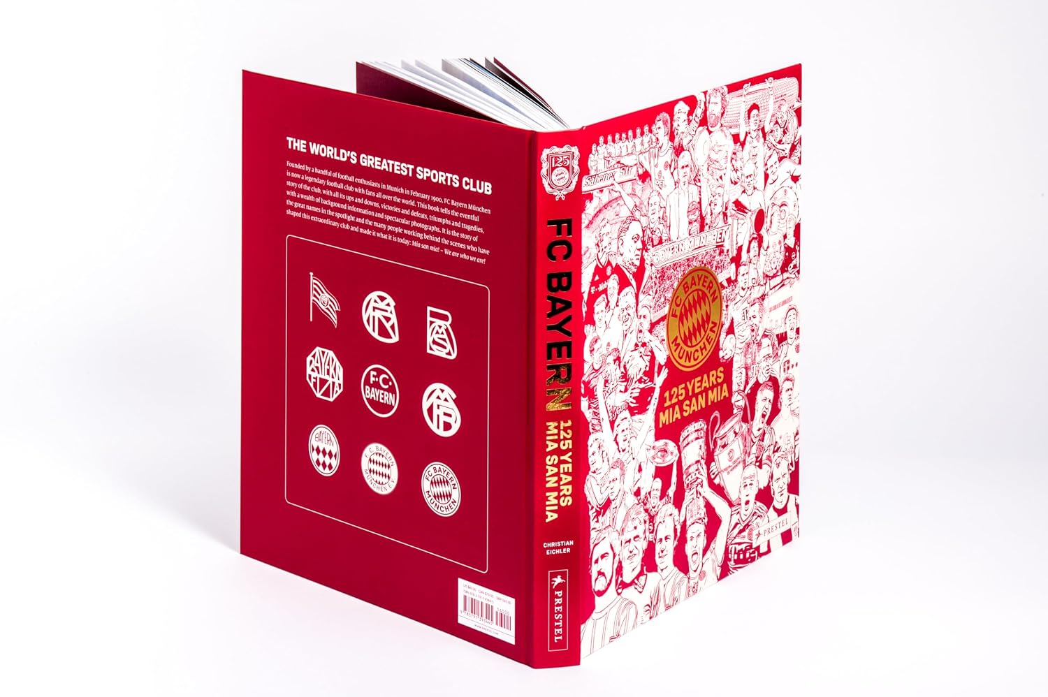 Detalle de FC Bayern Munich 125 Years: Engelstalig boek van 272 pagina’s