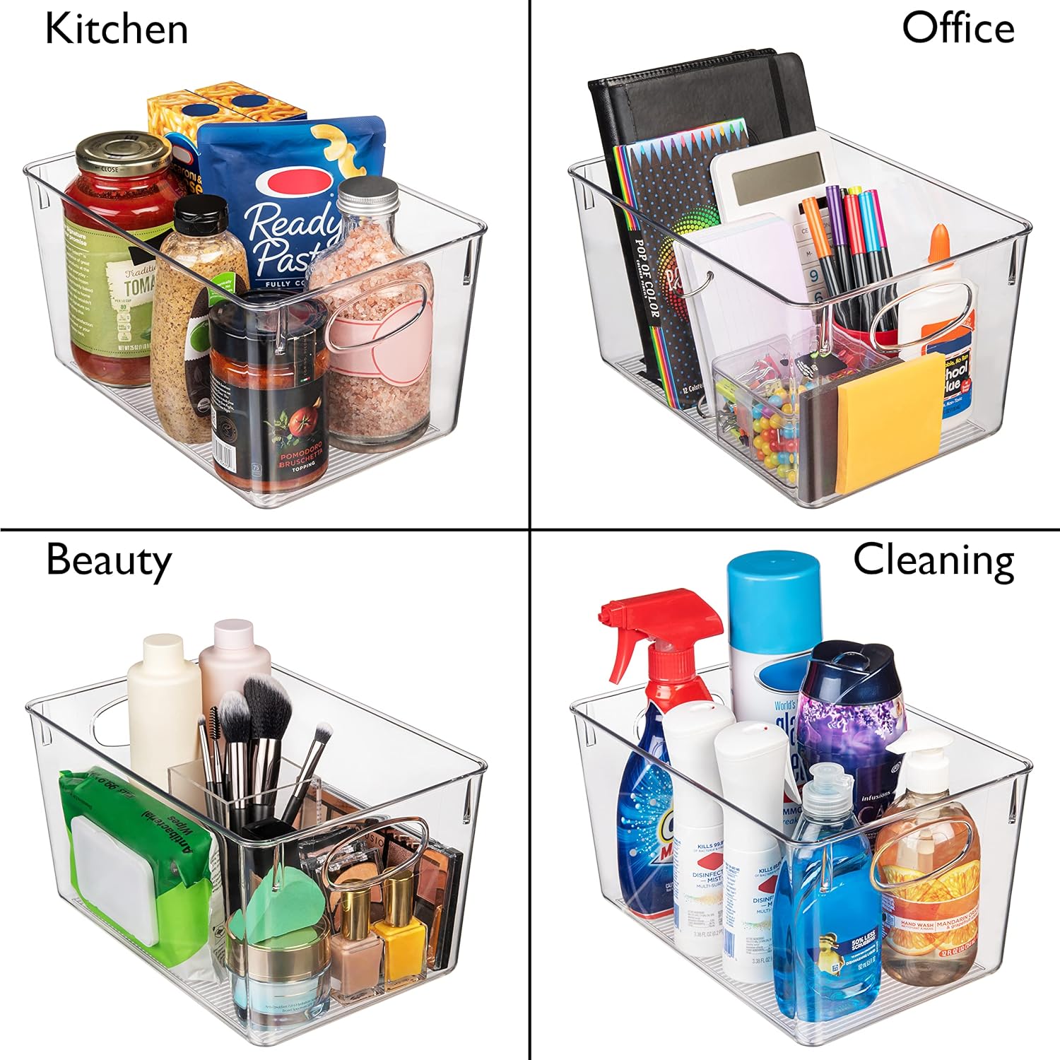 Thumbnail 4 de ClearSpace Plastic Storage Bins, 4-Pack ⚙