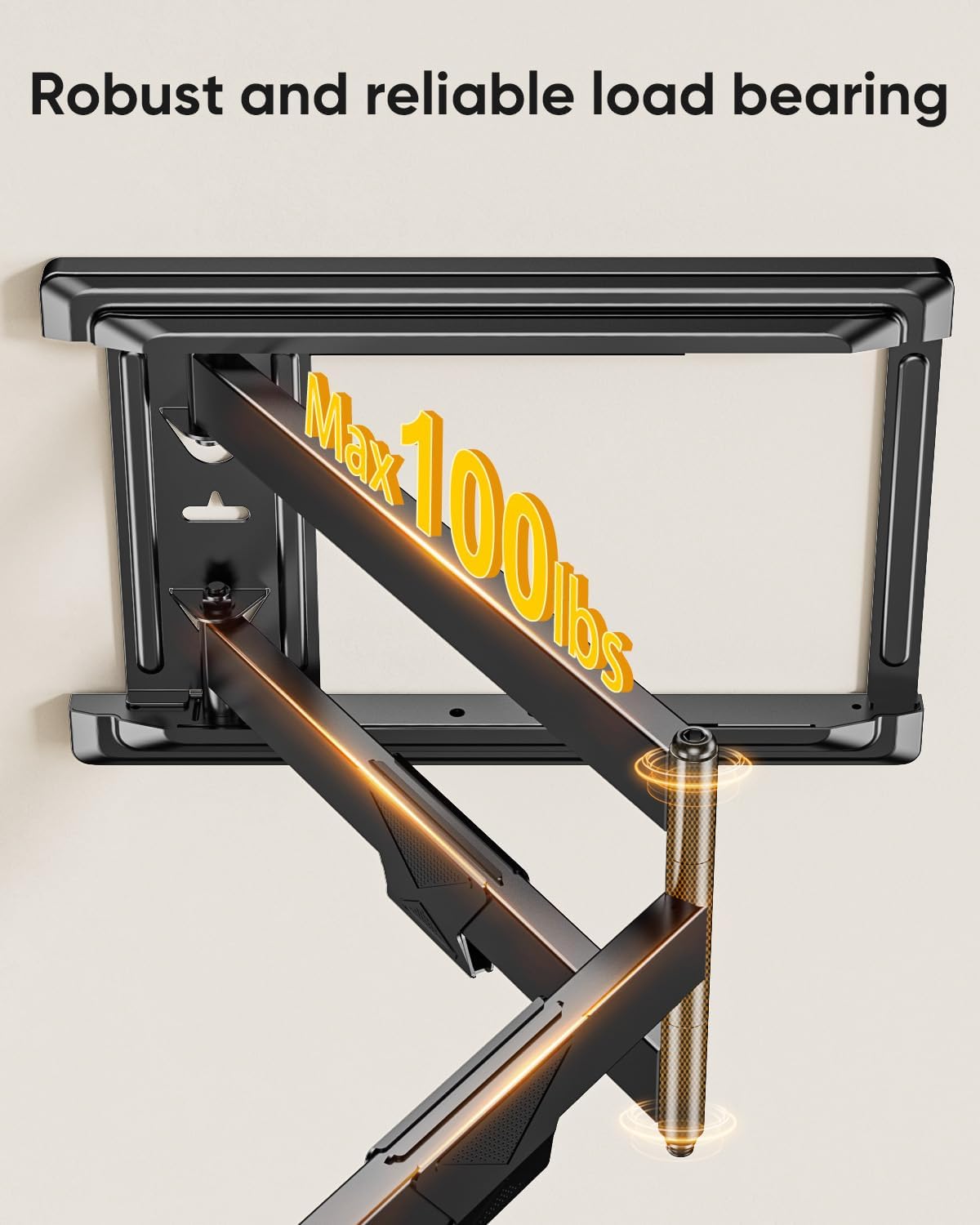Detalle de FORGING MOUNT Corner TV Mount with 30-Inch Extension for 37–75 Inch TVs