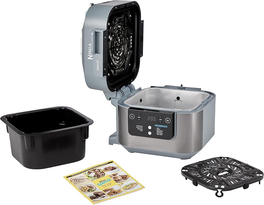 Detalle 1 de Ninja Speedi ON400EUCP: Olla Eléctrica 10 en 1 🍽