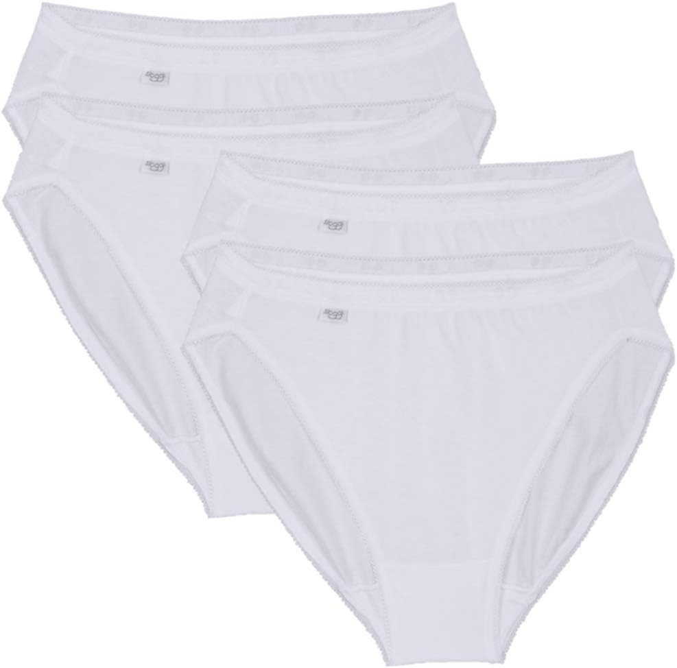 Detalle de Sloggi Damen Unterhose Basic+ Tai 4-Pack – Baumwolle trifft Lycra, nachhaltig komfortabel