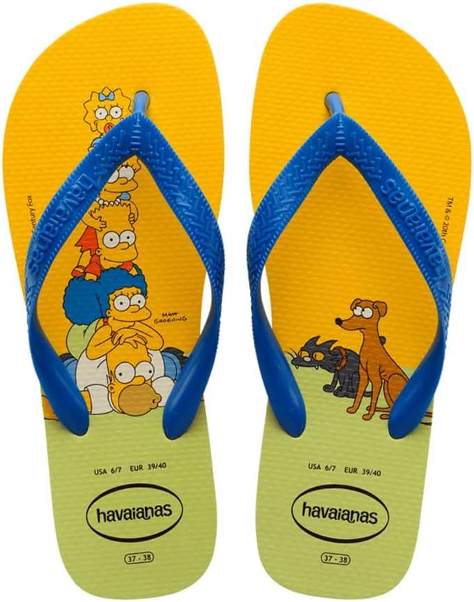 Thumbnail 5 de Havaianas Simpsons infradito unisex per adulti bianco/blu