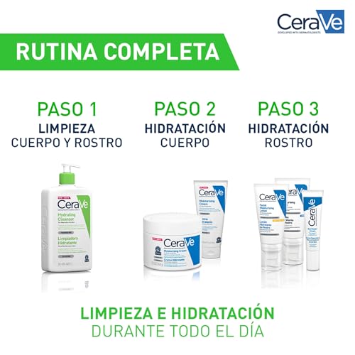Detalle de CeraVe Hydrating Cleanser Gel limpiador hidratante en crema 473 ml