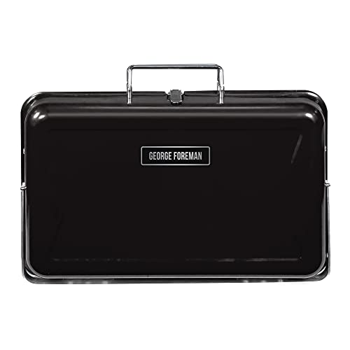 Thumbnail 8 de George Foreman Portable Charcoal BBQ GFPTBBQ1005B: On-The-Go Grilling for 2–3 People
