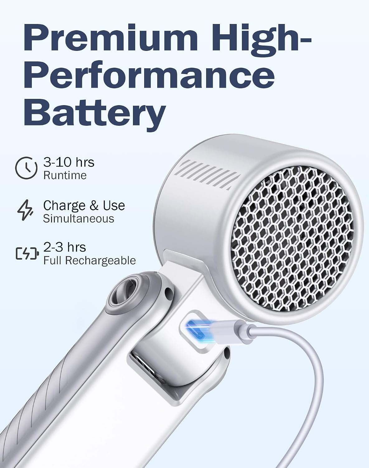 Thumbnail 6 de Taiofan Portable Handheld Fan with Semiconductor Ice Cooling