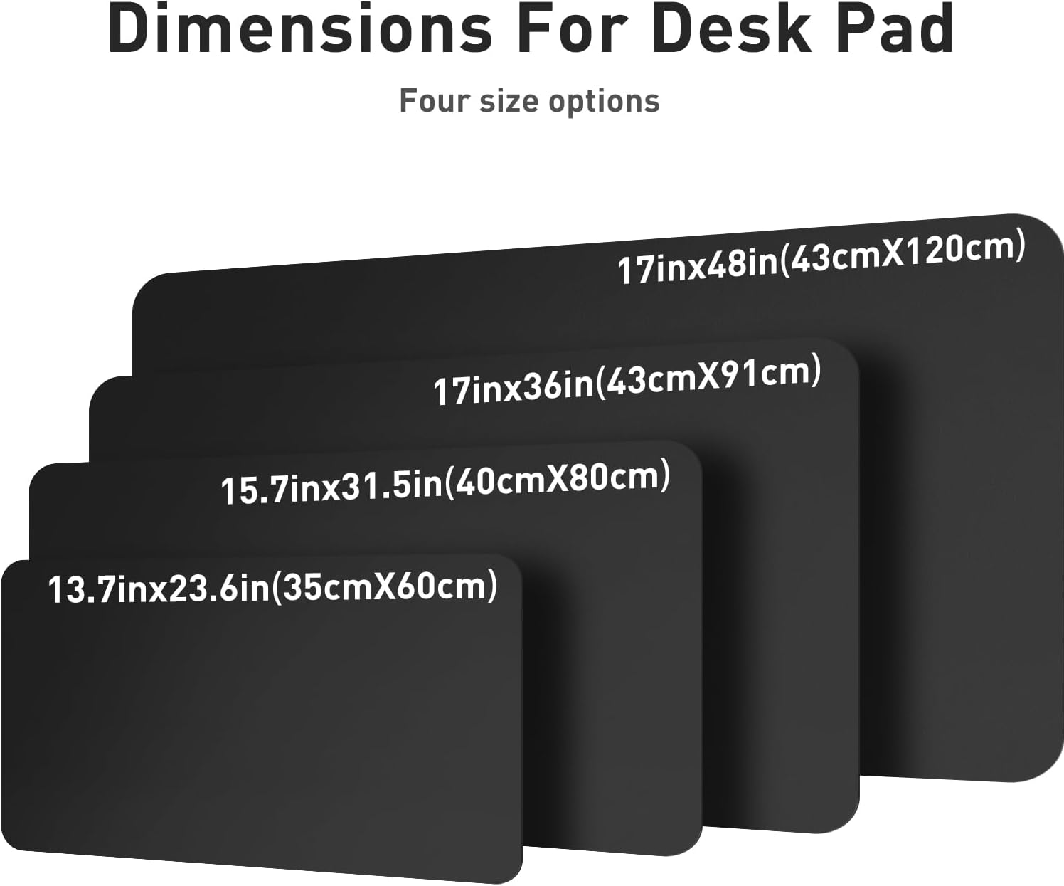 Thumbnail 2 de Leather Desk Mat 91x43cm 🖥