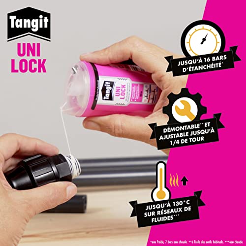 Thumbnail 6 de Tangit Uni-Lock Fil de nylon (bobine 80 m) – Fil d’étanchéité universel pour raccords filetés sur métaux et plastiques