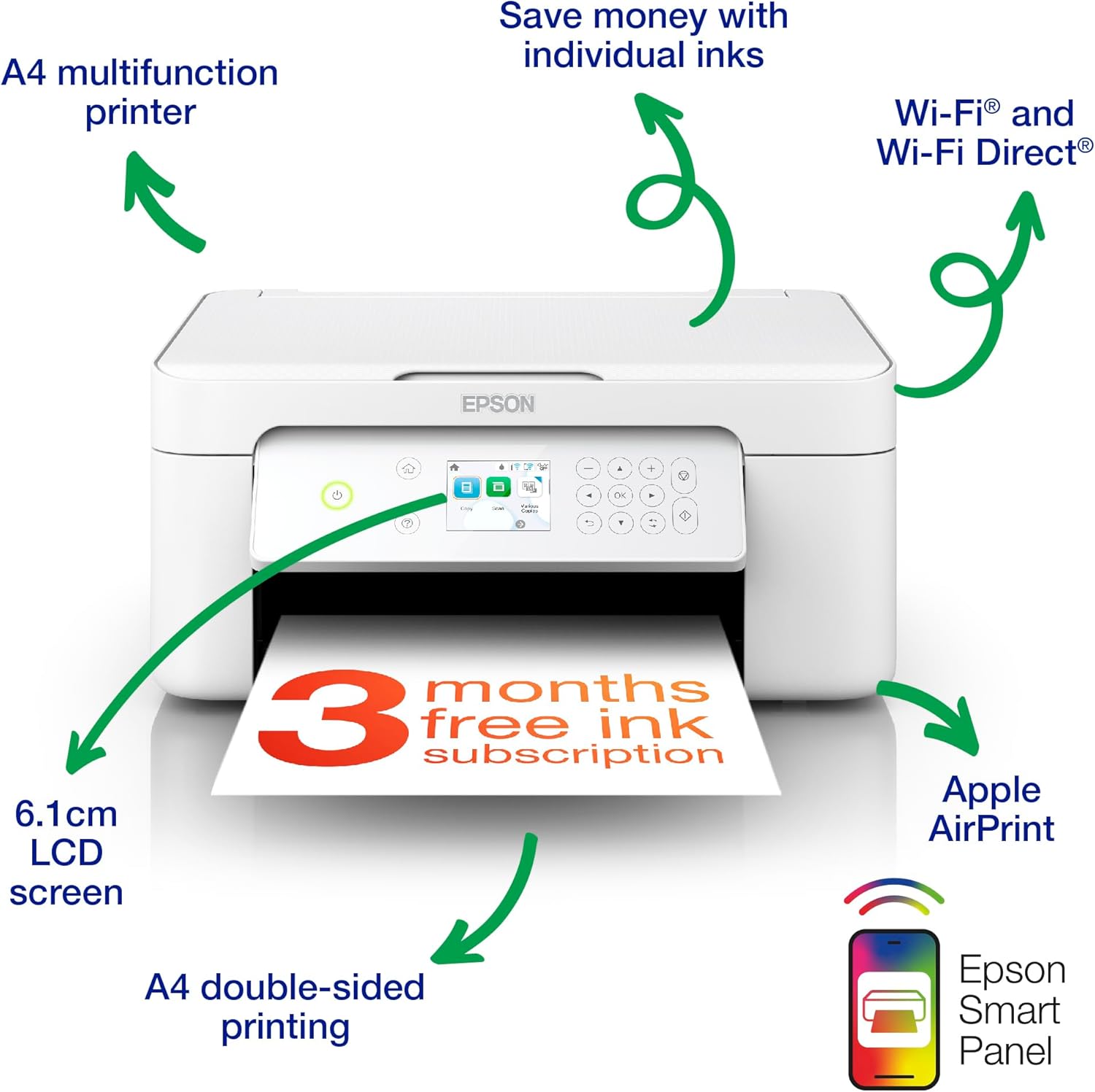 Thumbnail 1 de Epson Expression Home XP-4205 3-in-1 printer