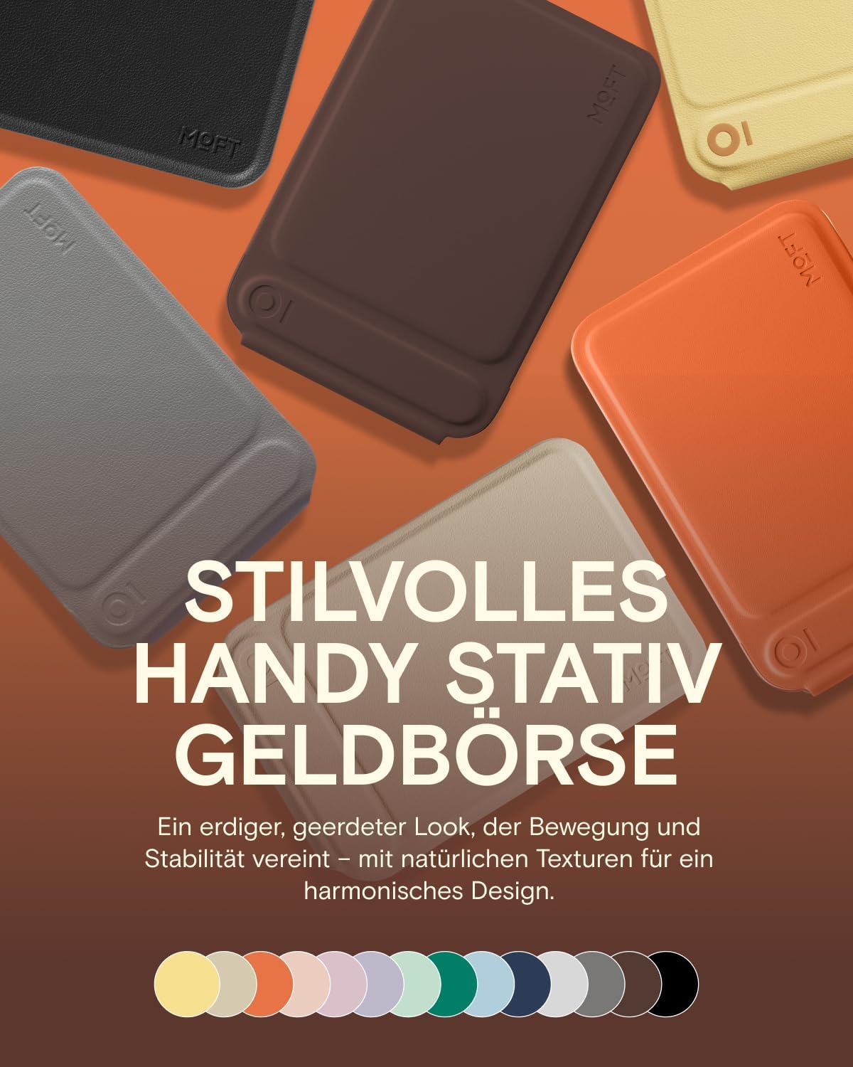 Thumbnail 6 de MOFT Handy-Stativ für Smartphone (3-in-1) aus veganem MOVAS Leder, ultradünn & tragbar, mit MagSafe-Option