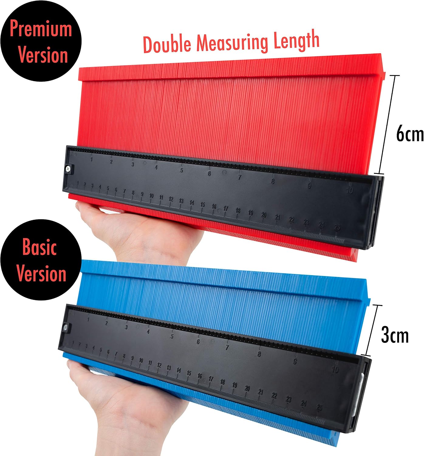 Detalle de AI Gear 10-Inch Contour Gauge Shape Copying Tool for DIY and Home Renovation
