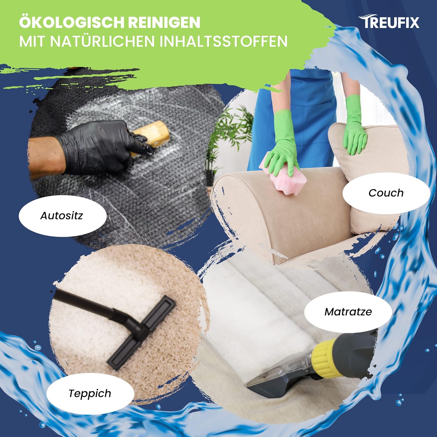 Detalle 2 de Treufix Polsterreiniger Konzentrat 1L