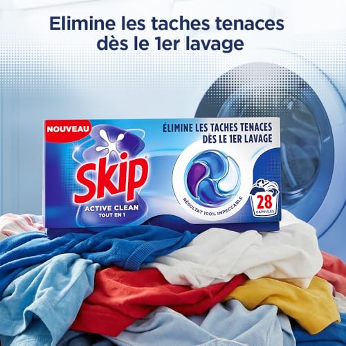 Thumbnail 8 de Skip Capsules Lessive Tout en 1 Active Clean – 4x28 Lavages