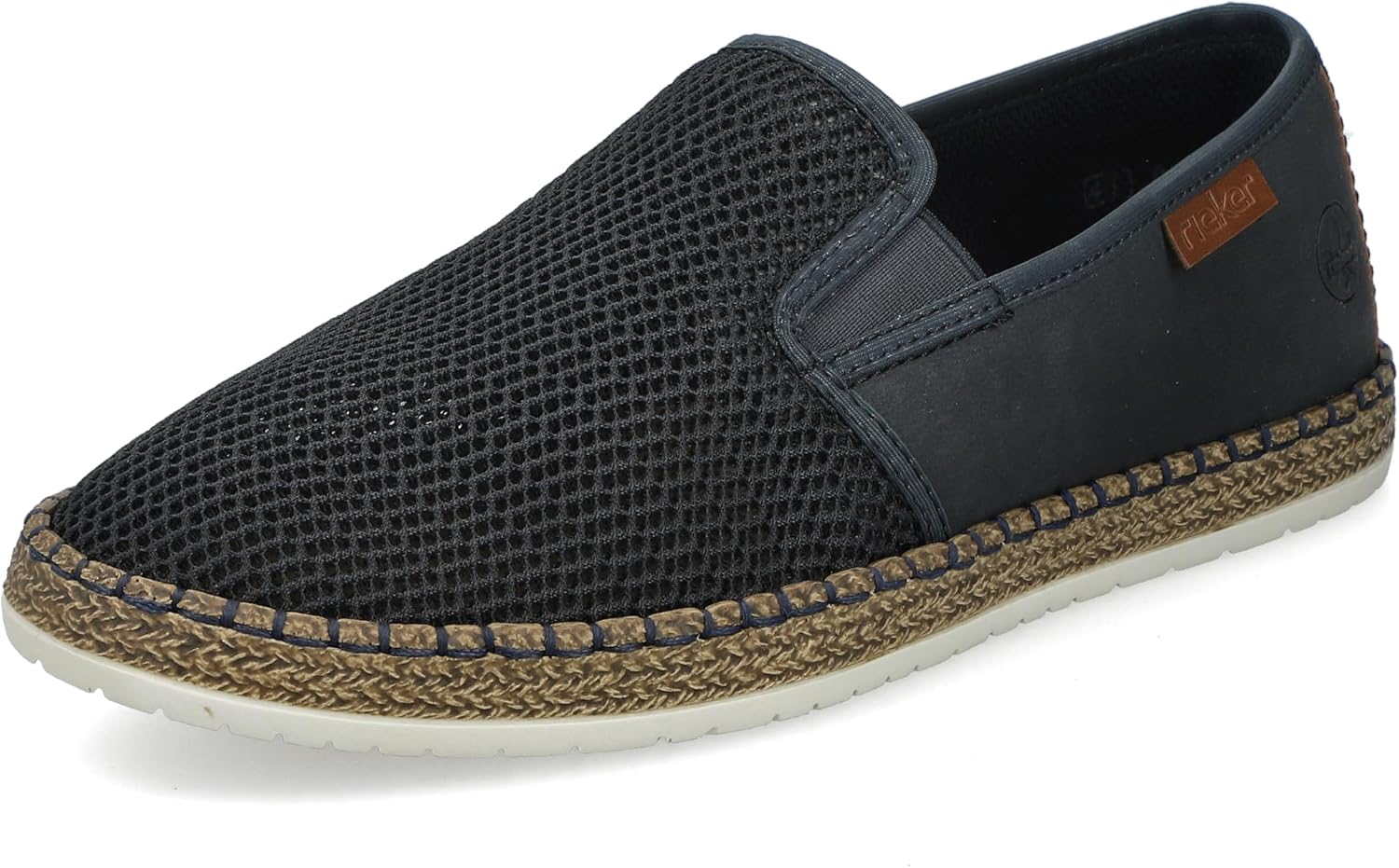 Detalle 2 de Rieker Herren Slip-On Sneaker B5265 – bequeme, slip-in Halbschuhe