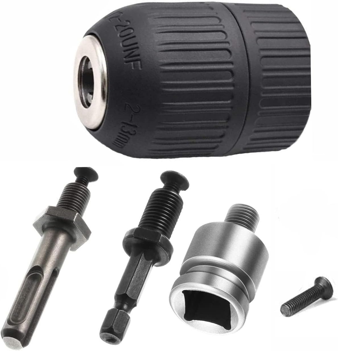Detalle de Secwell FO70 självspännande chuck 2–13 mm med SDS-Plus-adapter