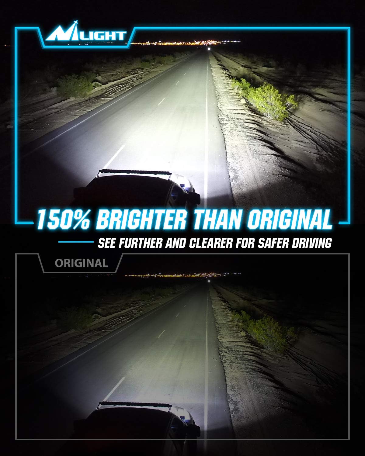 Detalle de Nilight D2S HID Bulb 6000K Diamond White for Cars