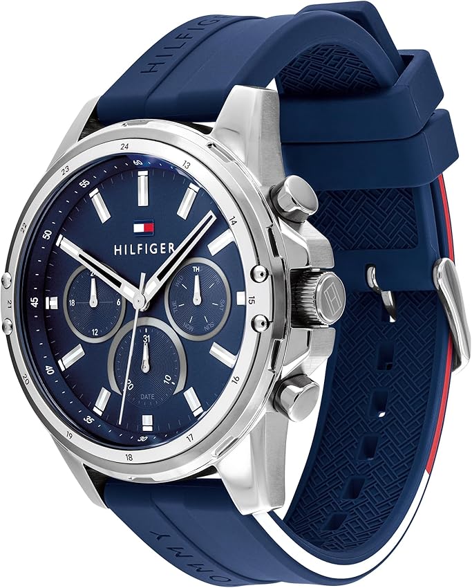Detalle 2 de Tommy Hilfiger Reloj analógico multifunción para hombre