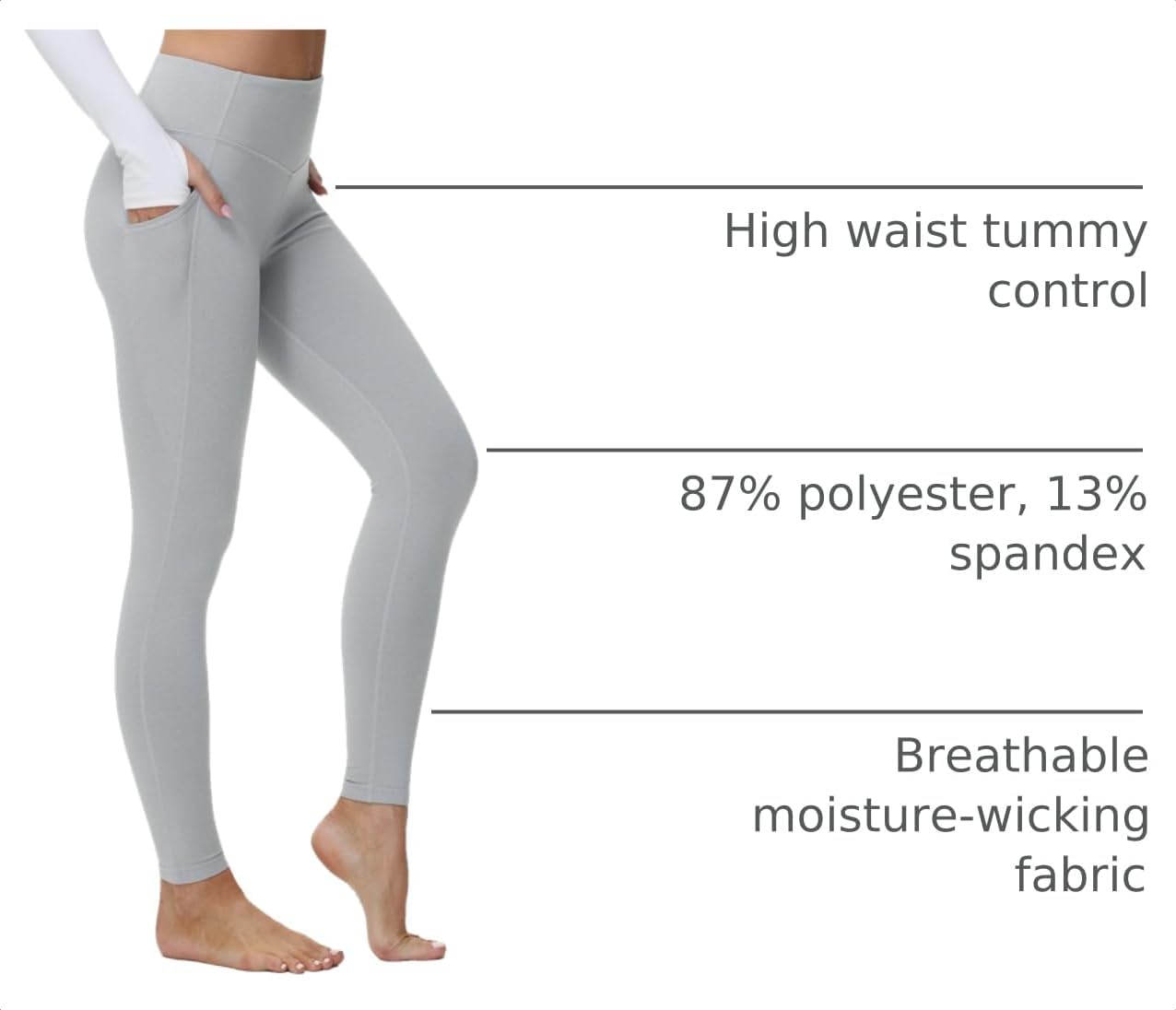 Detalle de Baleaf Women's Fleece-Lined Leggings