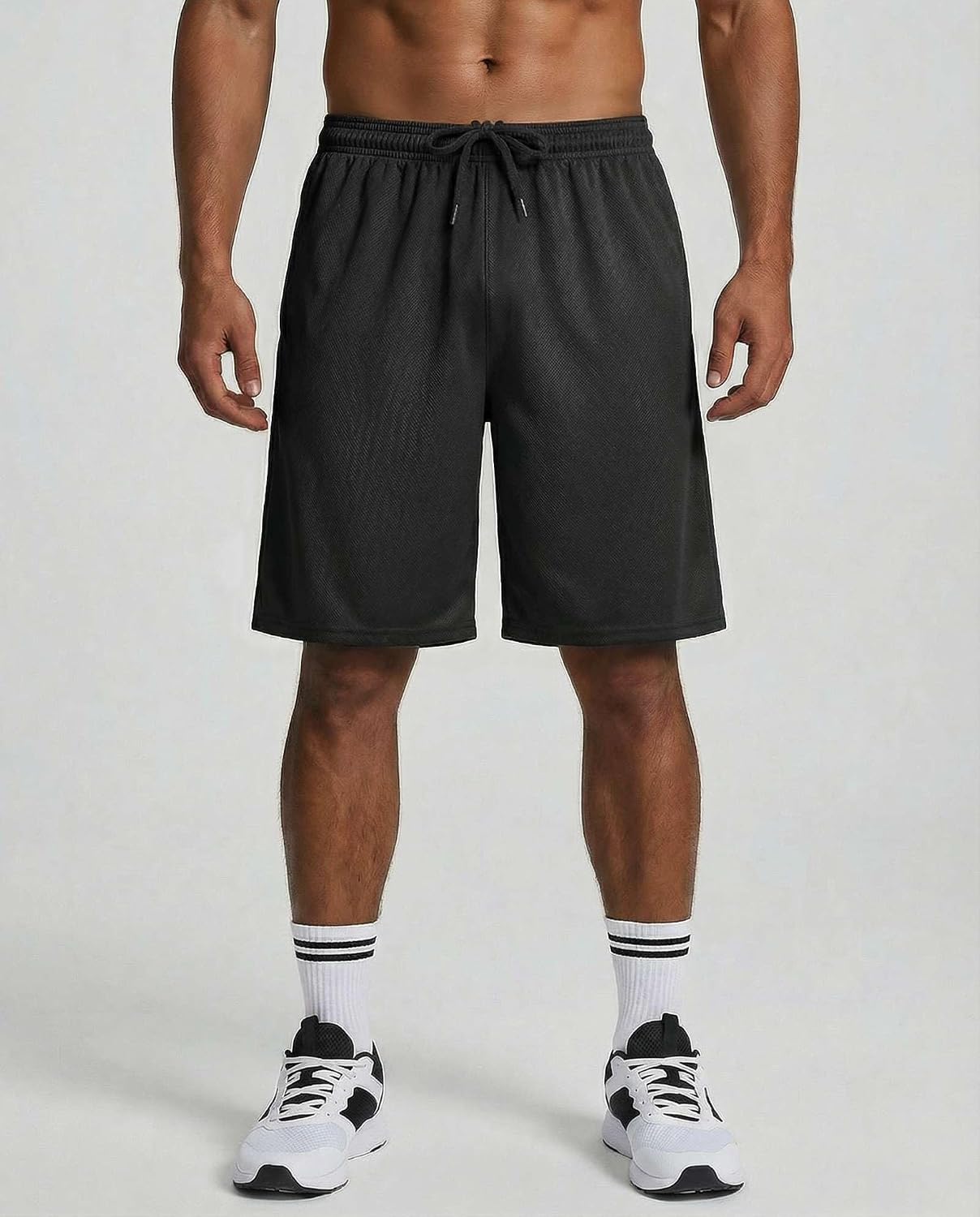 Detalle de Real Essentials 5 Pack: Men’s 9" Mesh Shorts