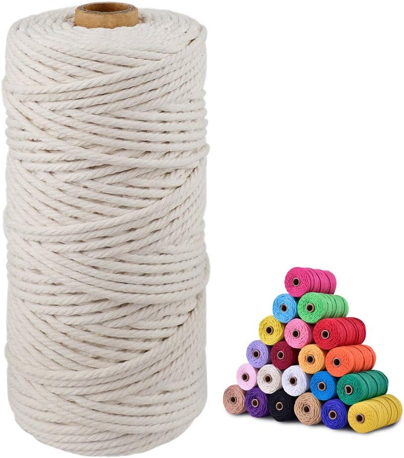 Thumbnail 6 de jijAcraft 3mm Black Cotton String Twine – 200m (656ft) for DIY, Macrame, Gift Wrapping and Garden Use