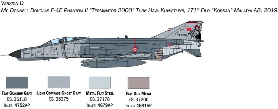 Thumbnail 6 de Italeri 1448S 1:72 F-4E/F Phantom II – plastikowy model do sklejania