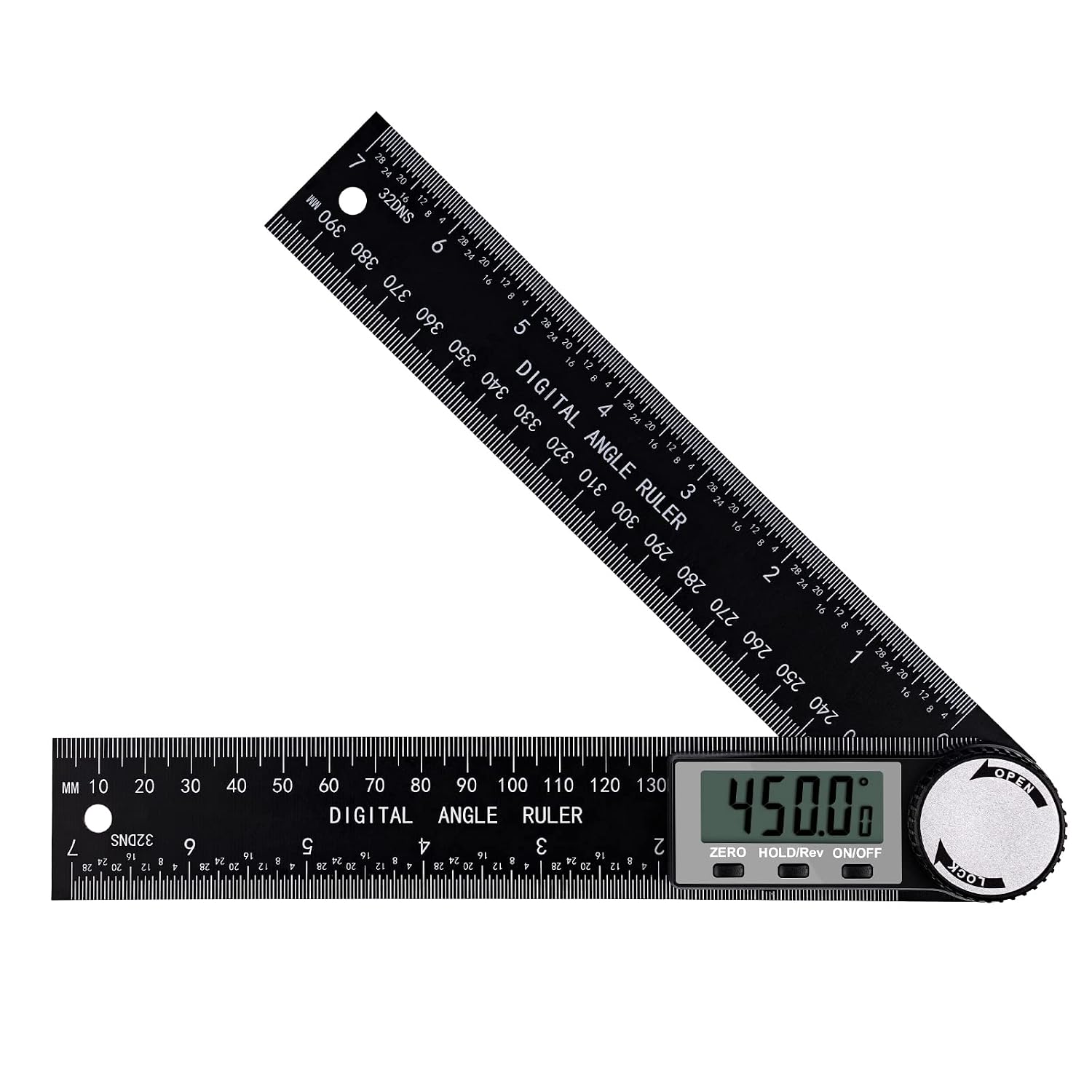 Digital Angle Finder Protractor with LCD Display – 0.1° Accuracy, 0–999.9° Range