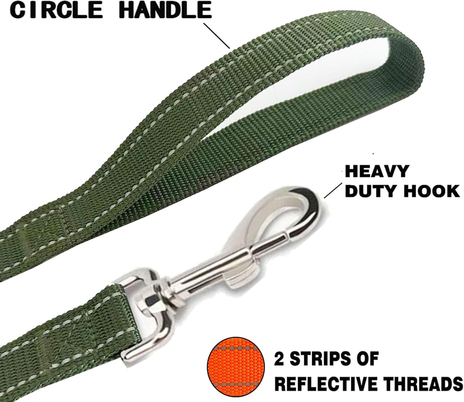 Detalle 2 de Reflective Dog Leash 4-Foot