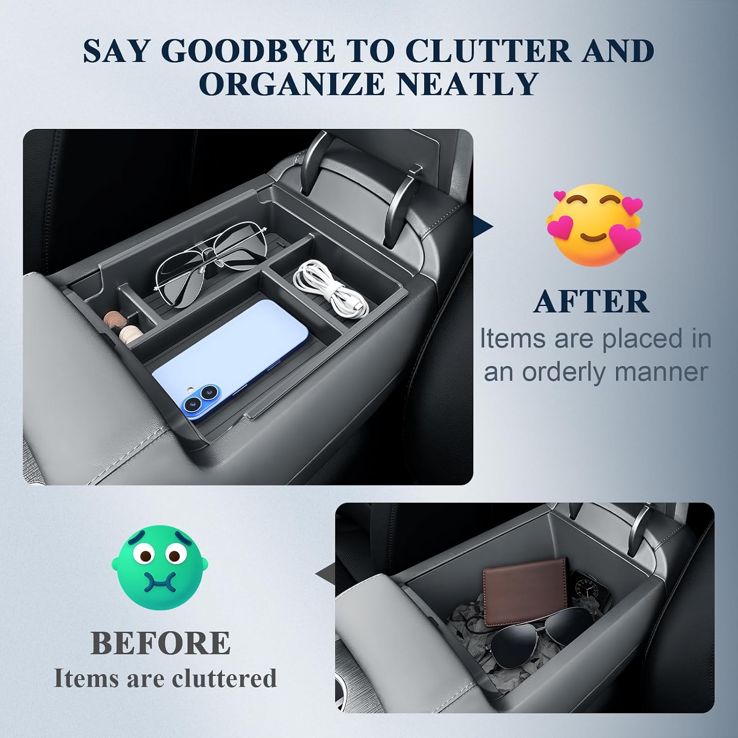 Thumbnail 6 de BIBIBO Hyundai Palisade Console Organizer 2026