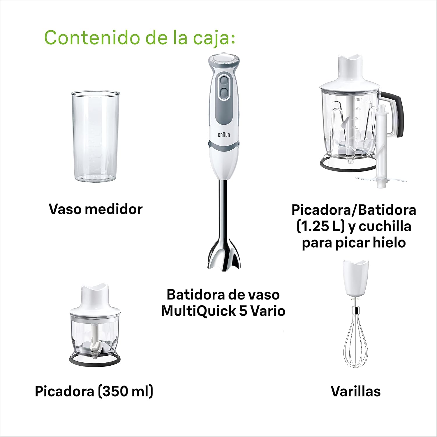 Thumbnail 6 de Braun Minipimer 5245: Batidora de Mano 1000W 🥣