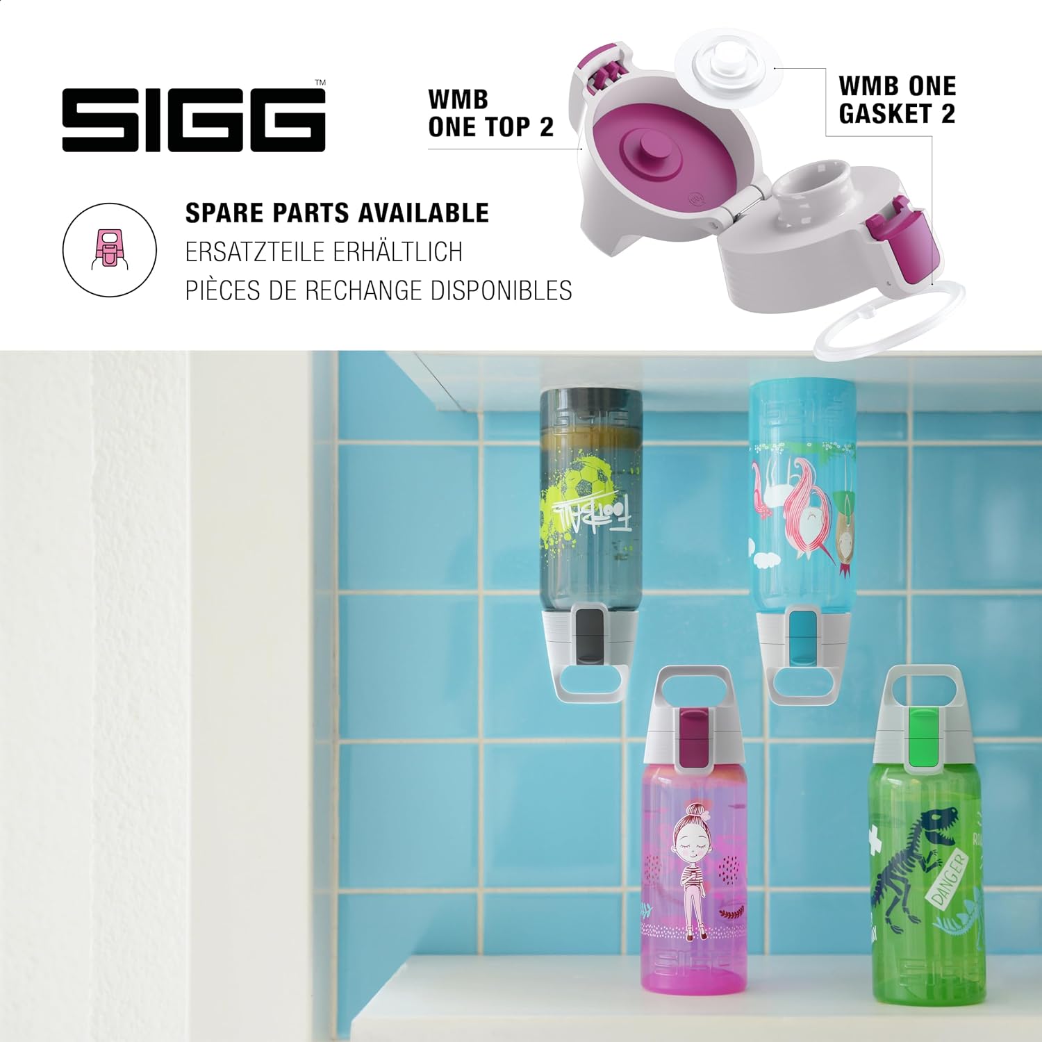 Detalle 2 de Sigg Viva One 0,5L Trinkflasche fĂŒr Kinder đ