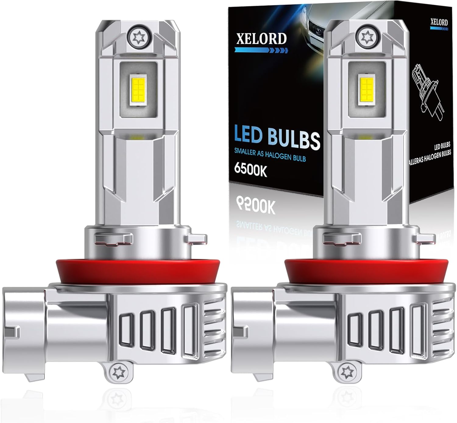 Detalle de XELORD Bombillas H11 LED 6500K 14000LM