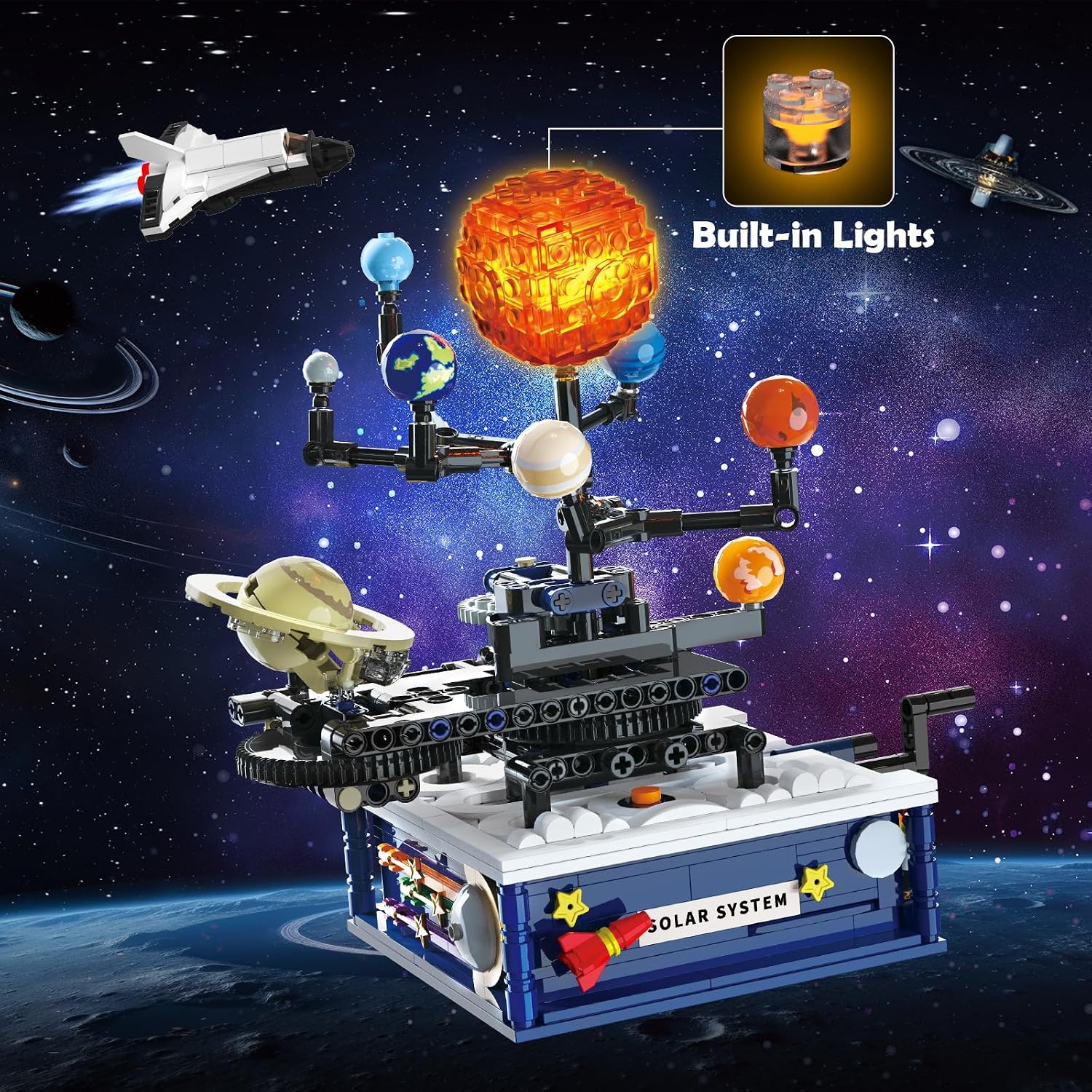 Thumbnail 1 de CUBIMANA Sonnensystem Bauspielzeug 775 Teile