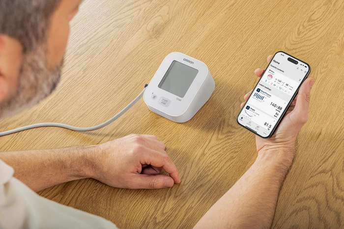 Thumbnail 3 de Omron X2+ Connect + Netzteil – Blutdruckmessgerät mit App-Anbindung und Netzbetrieb