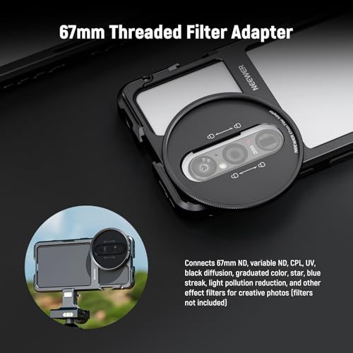 Detalle 2 de NEEWER Xperia 1 V Cage, support stabilisateur 67 mm ⚙