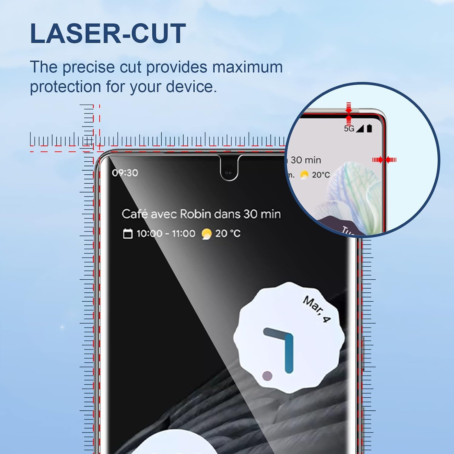 Thumbnail 3 de LK Google Pixel 7 Pro Screen Protector Kit with TPU Film and Lens Protectors